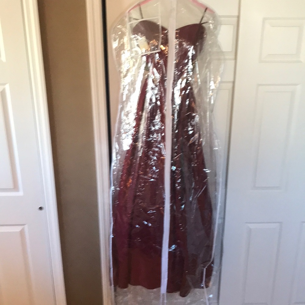 PROM DRESS   BLONDIE NITES Satin Strapless Prom Gown
